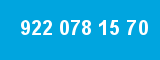 922 078 15 70 922 078 15 70